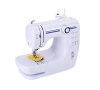 Machine À Coudre Mini Manuel Portable Assistant Ménage Tricot Électrique Alimentation Cc Avec Pédale Veilleuse Double Aiguille Puissante Silencieuse Stable(Sewing machine)