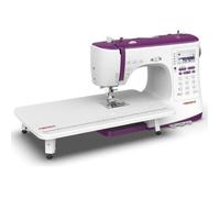 Necchi NC-204D Machine à Coudre, Intérieur en Aluminium moulé sous Pression, Coque en ABS, Violet, Regular