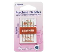Machine à coudre ourlet aiguilles Klasse cuir H104.80 80/12 Pack de 1 (5 broches)