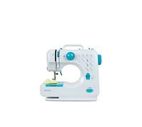 Machine à coudre P110 - Portable - 12 points - Lumière LED intégrée - Double vitesse - Couleur Bleu