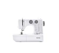 PRIXTON Machine à Coudre P135, 45 points, Boutonnière Automatique en 4 étapes, Enfile-aiguille Automatique et Zigzag élastique