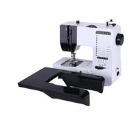 Machine À Coudre Portable Pratique Mini Pied Presseur Remplaçable 40 Points Surjeteuse Tricot Bouton De Démarrage Électrique Avec Pédale Table Portable Et Polyvalente