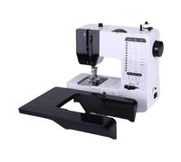 Machine À Coudre Portable Pratique Mini Pied Presseur Remplaçable 40 Points Surjeteuse Tricot Bouton De Démarrage Électrique Avec Pédale Table La Couture Un Plaisir Sans Effort