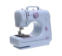 Machine À Coudre Portative Mini Électrique Artisanat Ménager Réparation Overlock 12 Points Pédale Débutants Avec Pied-de-biche Couture Simple Et Rapide