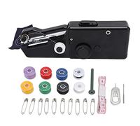 Machine à Coudre Portative, Outil de Couture Électrique Portable Rose - Lignes Fluides et Continue, Compacte et Facile d’Utilisation, Idéal pour Réparations Maison et Voyage (Noire)