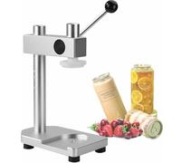 Machine à coudre pour bocaux, outil de scellage manuel à presse, compatible avec un calibre de 51 mm, scelle des récipients de 250 à 700 ml, idéal pour le thé au lait, le café, etc
