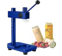 Machine à coudre pour bocaux, outil de scellage manuel à presse, compatible avec un calibre de 51 mm, scelle des récipients de 250 à 700 ml, idéal pour le thé au lait, le café, etc