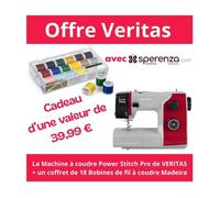 Machine à Coudre Power Stitch Pro - Veritas - Garantie 5 ans(...) - Blanc