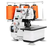 Machine à coudre Serger, Machine à coudre avec lumière LED améliorée et Kit d'accessoires, cadre en métal robuste et Durable