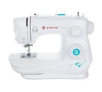 SINGER Simple 3337, Blanc, Machine à coudre automatique, coudre, en une étape, Electrique