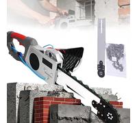 Machine À Couper Des Murs À Scie À Chaîne Électrique Pour Béton, Coupe-Mur Pour Béton, 6000 Rpm, Profondeur 14"/19", Élimination De Poussière Par Alimentation En Eau Avec Pompe À Eau(48cm,1*blade)