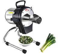 Machine à couper et émincer les oignons nouveaux, Trancheuse à légumes | Découpeuse électrique pour oignons nouveaux, Appareil découpe de légumes, Épaisseur de 1 à 5 mm(No multi-hole feed port)