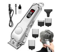 Machine à couper les cheveux pour hommes - Cutter rechargeable via USB | avec 4 peignes guide tondeuse pour homme sans fil | Pour Pet Papa Mari Tête Barbe Toilettage Man
