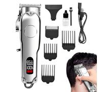 Machine À Couper Les Cheveux Pour Hommes - Machine À Tondre Rechargeable Par USB | Kit De Tondeuse Avec 4 Peignes De Guidage - Pour Et Animaux, Papa, Mari, Petit Ami, Coupe De Tête Et Barbe, Maison Vo