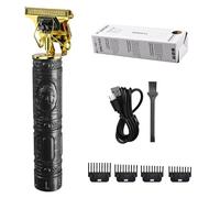 Machine à couper les cheveux - Tondeuse à barbe en T Zero Gapped avec 4 peignes de limite,Tondeuses de coiffure sans fil pour la coupe et le toilettage des cheveux