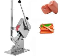 Machine À Couper Les Saucisses Portative Manuelle En Forme De U, Épaisseur D'étanchéité Réglable Avec Contrôle De Vis D'arrêt Et Boucles, For Les Supermarchés