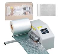 Machine à coussin d'air, système de gonflage portable 200 W, vitesse de 15,8 m/min pour l'emballage, comprend 2 films d'essai de 300 m pour un emballage efficace des oreillers d'air