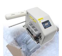 Machine à coussin d'air tampon QXIWAOE, 200 W, vitesse de gonflage 16 m/min, blanche, machine d'emballage, protection fragile