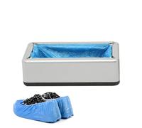 Machine à couvre-chaussures - Distributeur automatique de taille universelle avec 100 films de protection, système de déploiement mains libres | Protection hygiénique des chaussures Environnement inté