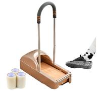 Machine à couvre-chaussures, distributeur portable avec accoudoir pour une utilisation facile, idéal pour la maison, l'usine et le laboratoire, comprend des couvre-chaussures jetables