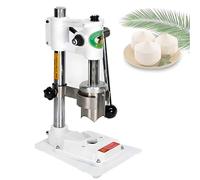 Machine à craqueler manuelle à la noix de coco, ouvre-eau de noix de coco fraîche, design en acier inoxydable poli, ouverture de 6 cm, rapide et sans désordre, outil de cuisine portable