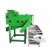 Machine à craquer les noix, fève de cacao, amande, arachide, noix de cajou, noix de pécan, séparateur automatique à haute efficacité, structure modulaire pour la production par lots d'applications