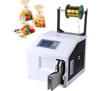 Machine à cravate automatique pour sceller les sacs, équipement de regroupement semi-automatique, attaches métalliques pour emballage de friandises