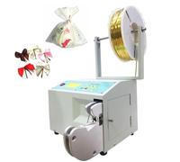 Machine à cravate électrique torsadée, 40 attaches par minute, comprend 3 rouleaux d'attaches de câble, idéal pour supermarché et boulangerie, diamètre 0,3-3,2 cm