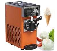 Machine à crème glacée à saveur unique avec panneau de commande LCD, congélation rapide et nettoyage automatique pour une utilisation commerciale dans les restaurants et les magasins de desserts