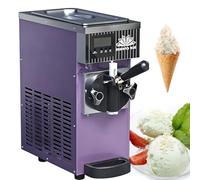 Machine à crème glacée à saveur unique avec panneau de commande LCD, congélation rapide et nettoyage automatique pour une utilisation commerciale dans les restaurants et les magasins de desserts