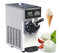 Machine à crème glacée à saveur unique avec panneau de commande LCD, congélation rapide et nettoyage automatique pour une utilisation commerciale dans les restaurants et les magasins de desserts