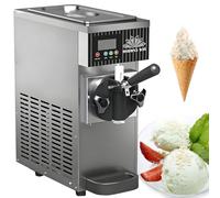 Machine à crème glacée à saveur unique avec panneau de commande LCD, congélation rapide et nettoyage automatique pour une utilisation commerciale dans les restaurants et les magasins de desserts