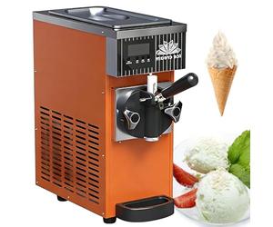 Machine à crème glacée à saveur unique avec panneau de commande LCD, congélation rapide et nettoyage automatique pour une utilisation commerciale dans les restaurants et les magasins de desserts