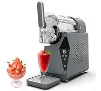Machine à crème glacée automatique, machine à smoothie glacé pour boissons froides avec écran numérique et 3 programmes prédéfinis, machine à milkshake pour milkshakes, yaourt glacé