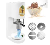 Machine à crème glacée commerciale avec 4 moules pour service doux et production de crème glacée spaghetti