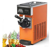 Machine à crème glacée commerciale de 450 W avec panneau LCD, nettoyage automatique, équipement de comptoir pour la maison et les magasins de desserts