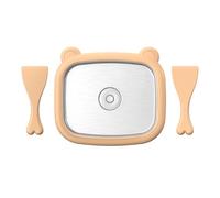 Machine à crème glacée compacte roulée avec plaque de congélation pour créer des friandises glacées faites maison sans électricité, sans électricité