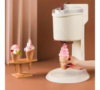 Machine à crème glacée douce - 1 litre automatique pour la maison, le bar et le café - Facile à utiliser et à nettoyer