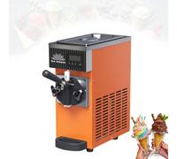 Machine à crème glacée douce 450 W, trémie de 2,5 l et cylindre de 1 l, capacité de 4 à 5 l/h, machine à dessert en acier inoxydable pour restaurants et magasins de desserts