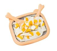 Machine à crème glacée - En acier inoxydable de qualité alimentaire à faire soi-même - Ensemble de rouleaux de glace pour un domestique - Pour dessert, sorbet, collation, cuisine, plan de