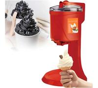Machine à Crème Glacée Italienne pour Maison, Sorbetière Électrique, Machine à Glace pour Crème Glacée, Sorbet et Yaourt Glacé, Faites de Délicieuses Glaces en 15-20 minutes,Red