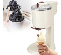 Machine à crème glacée, machine à crème glacée douce 1Lfruit, machine à crème glacée douce à faire soi-même, opération simple à pousser, saine, pour la maison, yaourt surgelé
