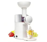 Machine à crème glacée, machine à dessert glacée pour sorbet, gelato, smoothies et yaourts sans produits laitiers, facile à assembler avec des pièces détachables, parfaite pour des desserts sains à la