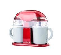 Machine à crème glacée Machine à glace électrique double cône, machine classique, automatique for la maison, bricolage