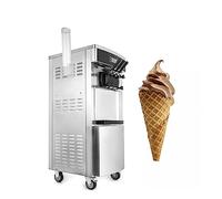 Machine à crème glacée molle 20-28L/H servir yaourtière 3 saveurs réfrigérateur for faire de la crème glacée électrique commerciale 2200W Durabilité, Efficacité
