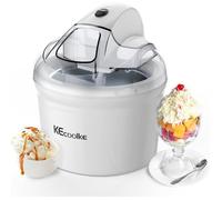Machine à crème glacée soft serve 1,5L, sorbet, gelato, yaourt glacé, usage maison, compacte blanche SU-562