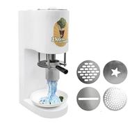 Machine à crème glacée Soft Serve 28-30L/h, 4 embouts interchangeables pour spaghettis, rubans, fêtes à la maison, petite entreprise