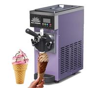 Machine à crème glacée Soft Serve 4-5 kg/h Sortie en un clic Nettoyage rapide Panneau de commande LCD Convient pour un usage domestique commercial