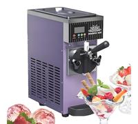 Machine à crème glacée Soft Serve 450 W avec écran tactile LCD, système de nettoyage automatique et de pré-refroidissement, rendement 4-5 kg/h pour la maison, le restaurant, le snack-bar