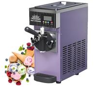 Machine à crème glacée Soft Serve avec panneau LCD, unité commerciale haute capacité pour établissements de restauration
